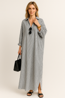 Novara | Robe chemise légèrement oversize