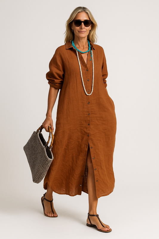 Novara| Robe ample en lin