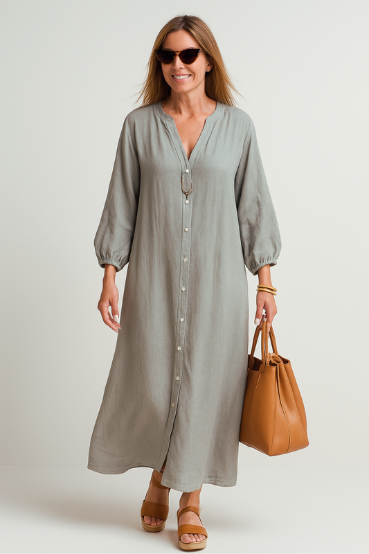 Novara| Jolie robe légère en lin